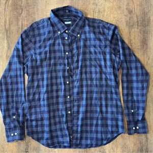 PETER MILLAR COLLECTION WINTER SOFT TWILL SPORT CASUAL BUTTON DOWN SHIRT SIZE XL